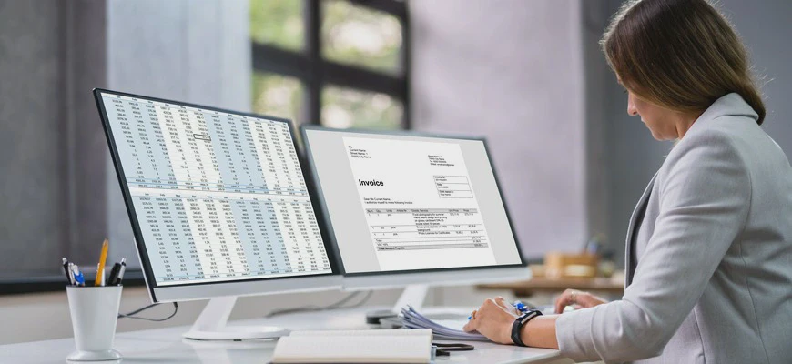 Praca na&nbsp;dwóch monitorach